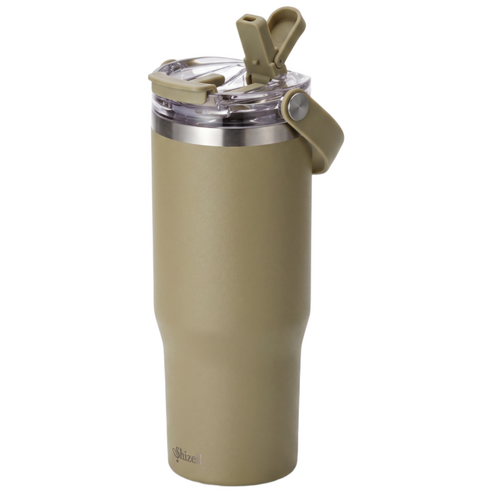 쉬젤 워터짐 대용량 핸들 텀블러, 1개, 900ml, 올리브카키