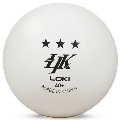 로키 LOKI 40+ 3성 탁구공, 화이트, 1세트, 100개입