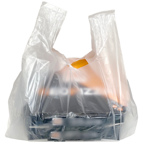 비닐봉투 배달봉투 배달비닐 봉지 돈까스 배민 도시락 치킨 포장 인쇄 비닐 소 중 대, 45L, 100개
