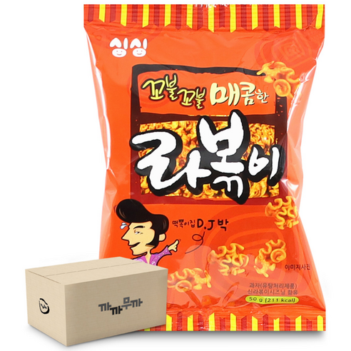 싱싱 꼬불꼬불 매콤한 라볶이, 50g, 40개 none 섬네일