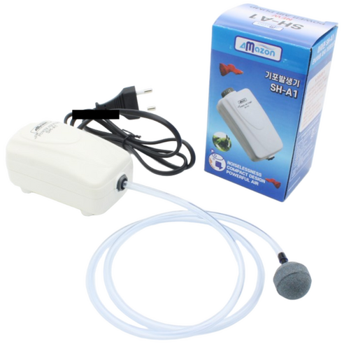 벅스앤미 수족관 산소공급기 실속형 세트, 1개