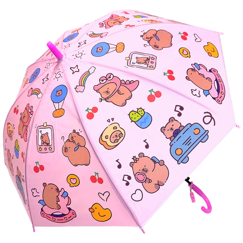 SSBB 카피바라 파스텔 장우산 귀여운