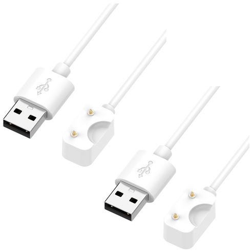 엔터콘 갤럭시핏3 충전 케이블 충전기, 3. USB A 화이트 + USB A 화이트
