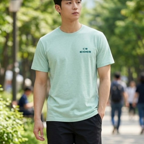 아이더 티셔츠 남성 여름 시원한 캐쥬얼 아이더 티 엘칸디온