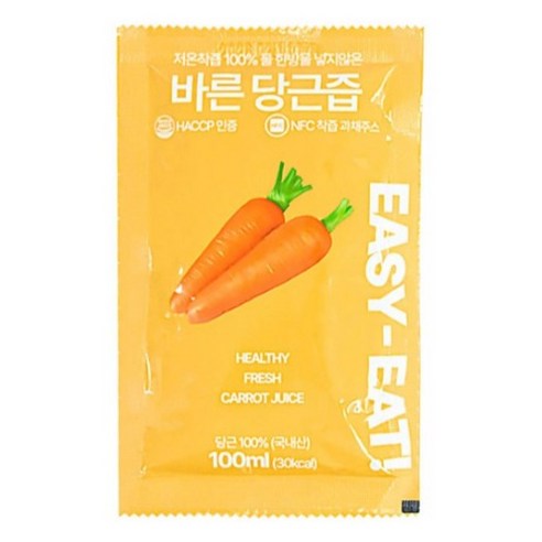 김재식박사의 저온착즙100% 더 진한 당근즙, 90개, 100ml