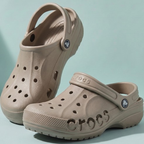 크록스 바야 클로그 Crocs 남녀공용 슬리퍼 벨루어 악세서리 세트