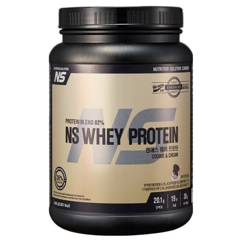 NS 웨이프로틴 쿠앤크맛 1kg 1kg, 1개 운동러 솔직 후기 | 실사용 리뷰 썸네일