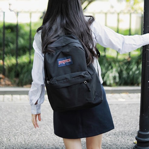 잔스포츠 슈퍼브레이크 블랙 백팩: 클래식 디자인과 실용성의 만남