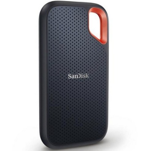 샌디스크 외장 SSD E61 익스트림 포터블 대용량 고성능 + 파우치 케이스, 블랙, 1TB