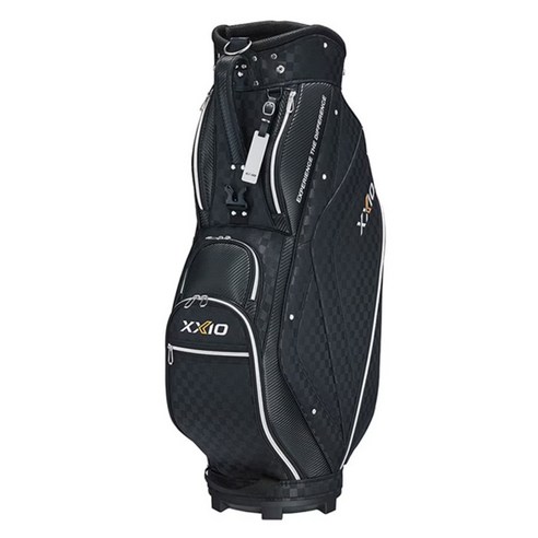 젝시오 어쎈틱 경량 캐디백 GGC-X164, 블랙+체크