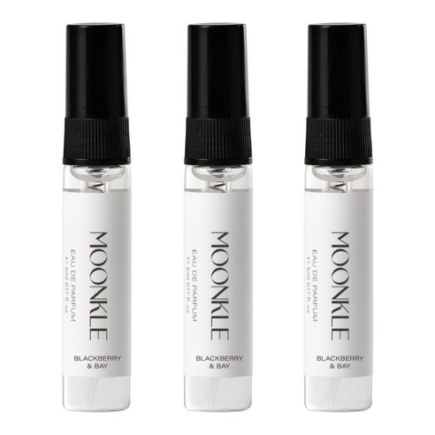 뭉클 블랙베리 앤 베이 니치향수 미니어처, 3개, 5ml