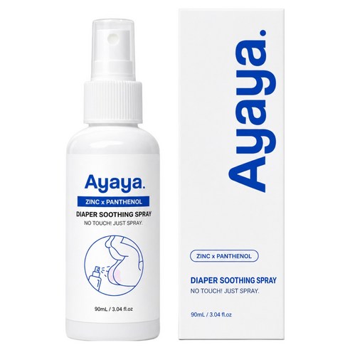 아야야 엉덩이 발진 스프레이 기저귀 크림 짓무름 땀띠 보습, 1개, 90ml