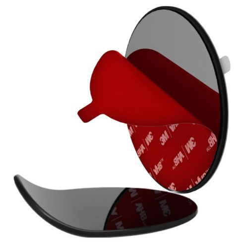 차량용 거치대 접착패드 3M VHB 흡착판 대시보드 거치판 떨어짐 방지 내비게이션 휴대폰 거치대 보조패드 곡면 고정, 블랙-3M(GPH 온도 저항 177), 1세트