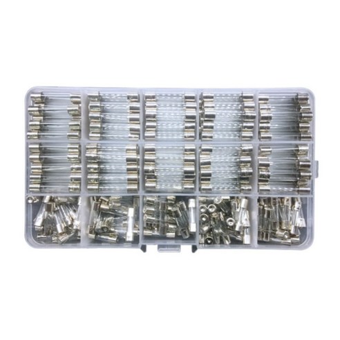 (제이케이) 유리관휴즈 퓨즈 15종 유리관 5*20mm 6*30mm 250pcs 자동차 CAR FUSES