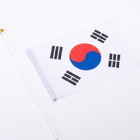 태극기 미니 손흔들기 10세트 21x14cm, 10개, 국기