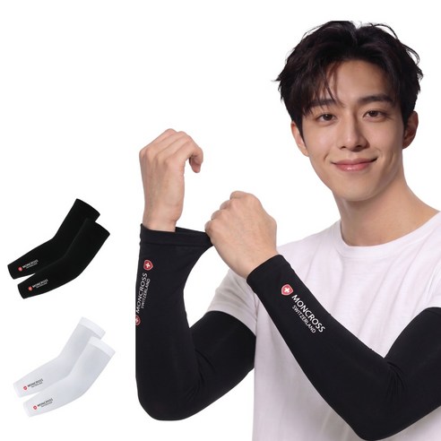 LANOTI 몽크로스 쿨핏3.0 무봉제 쿨토시 PRO 1+1, 1개, 블랙+화이트