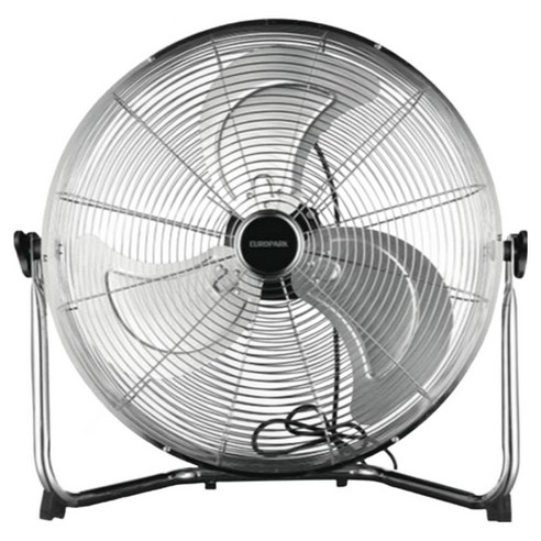 유로파크 40cm 대형 메탈 공업용 선풍기, 실버, EU-8816
