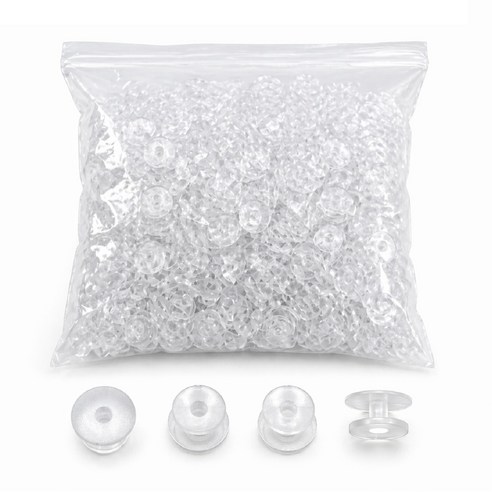 신발 꾸미기 파츠 버클 클로그 부자재DIY 장식 꼬다리 상단12mm x 하단10mm, 투명, 200개
