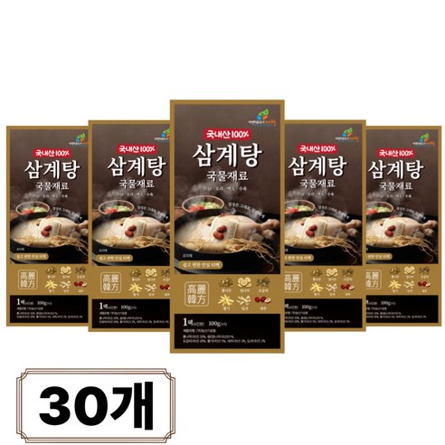 국산 고려 삼계탕재료 한방 백숙재료 100g 티백 닭 오리 약재 100g... 맛있게 먹은 솔직 후기 - 상품 이미지 1