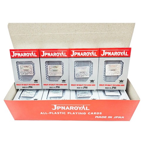 JPNAROYAL 제이피엔에이로얄 트럼프카드 12개 1세트, 12팩
