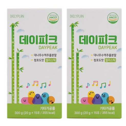데일리플랜 데이피크 청포도맛 젤리스틱