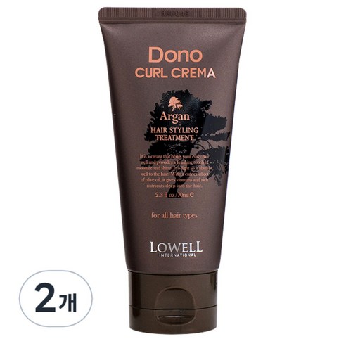 로웰도노 미니 헤어 컬 크레마, 70ml, 2개
