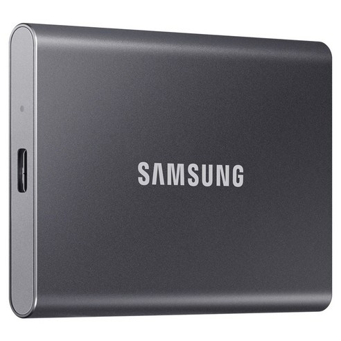 삼성전자 포터블 외장SSD T7, 그레이+삼성정품파우치, 1TB