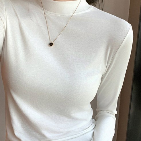 앨오앤지 어디나 잘 어울리는 부드러운 스판 소재 만능 반목 이너 티