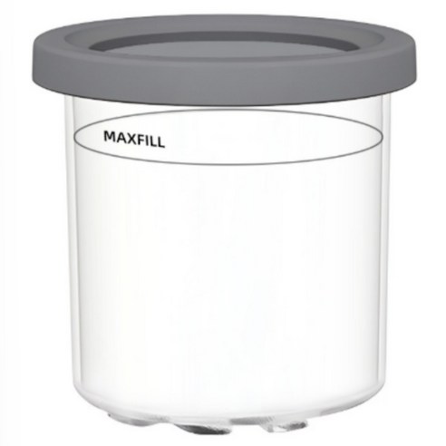WAP 닌자 아이스크림 메이커 전용 파인트 컵 4종 ninja 크리미, 4개, 500ml(NC299AMZ,NC300kr 호환)