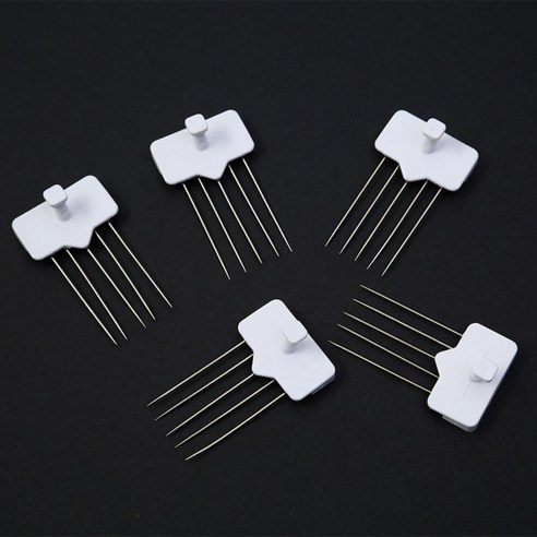 미란다 액자걸이 벽지핀 일자형 10p, 1세트, 화이트