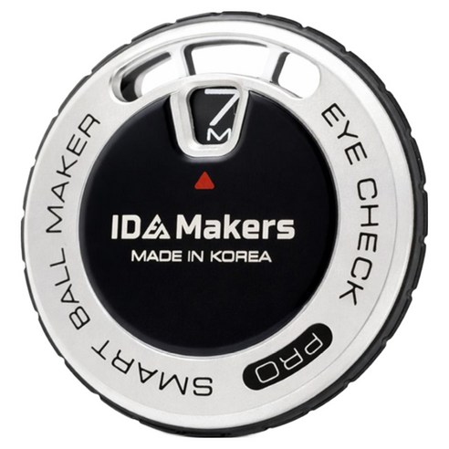 아이체크 프로 거리측정 볼마커 + 클립 골프 선물 세트, 1세트, 퓨어실버