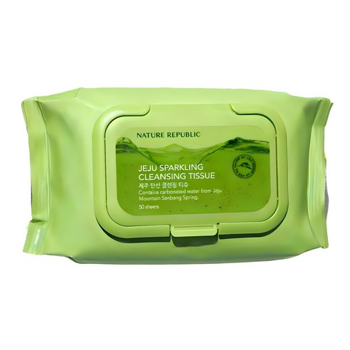 네이처리퍼블릭 제주 탄산 클렌징 티슈 솔직 후기 | 피부 타입별 분석 썸네일
