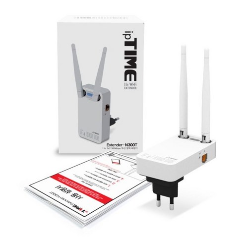 ipTIME Extender N300 무선확장기, 1개
