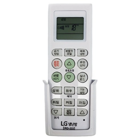 LG 엘지 전용 무설정 에어컨 리모컨 IRD-222, LG 에어컨 리모컨-02, 1개