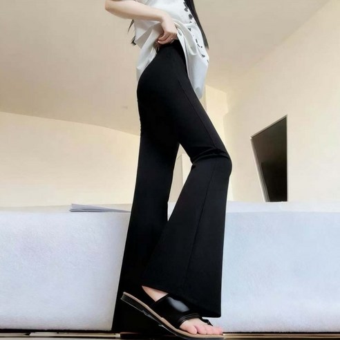 샤일리 여성 슬림 부츠컷 팬츠 숏 롱 빅사이즈까지