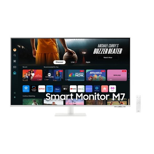 삼성 삼탠바이미 S43FM1E3 43인치 화이트 스마트 모니터 세로모니터, 107cm