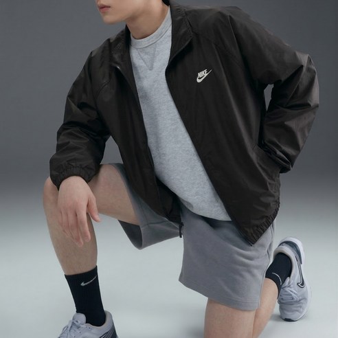 국내매장 AS 나이키 클럽 집업 간절기 바람막이 우븐 윈드브레이커 러닝자켓 어반엑스 양말증정