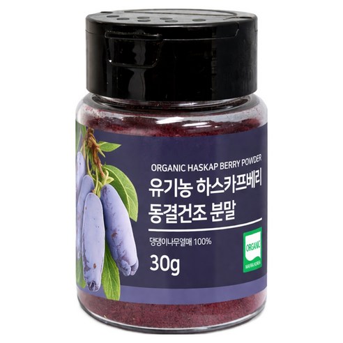 Foodly 유기농 하스카프베리 폴란드산 저온 동결건조, 1개, 30g