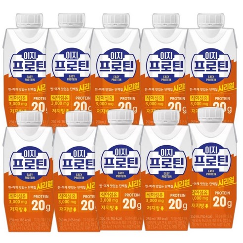 롯데웰푸드 이지프로틴 시리얼 드링크 250ml, 10개 솔직 후기 | 실사용자 리뷰 분석 - 상품 이미지 1