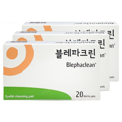 삼일 눈꺼풀 세정패드 블레파크린 20p 솔직 후기 | 피부 타입별 분석 - 상품 이미지 1