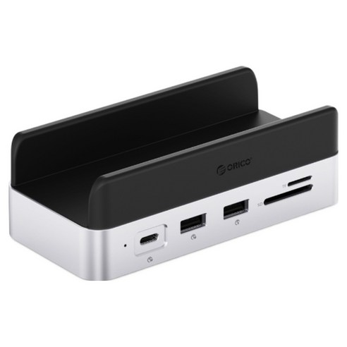 오리코 MiniDock USB3.2 Gen2 RJ45 HDMI C타입 맥미니 M4 SSD확장 스토리지 스탠드 VS10