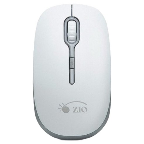 ZIO 무소음 무선 마우스, ZIO-MW4020, 화이트그레이