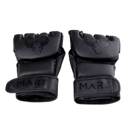 마르스 UFC 오픈핑거 글러브 주짓수 MMA 종합 격투기, 블랙, 1개 블랙, 1개