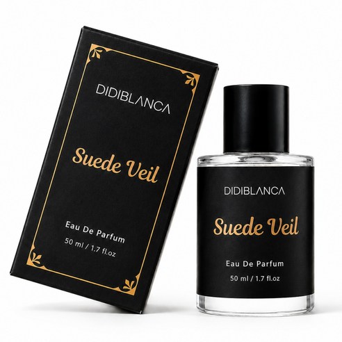 디디블랑카 스웨이드 베일 오드퍼퓸 남성 우디 머스크 향수, 50ml, 1개 - 향수