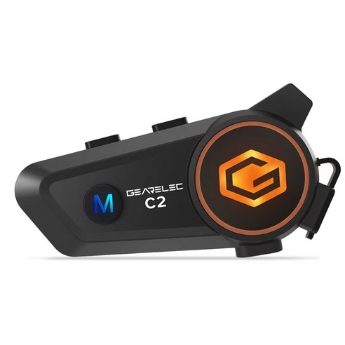 GEARELEC 자전거/오토바이 헬멧 전용 블루투스 이어폰 인터콤 지원, C2