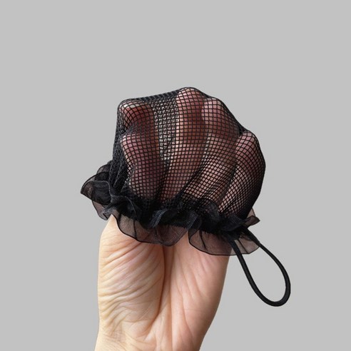 머리끈 내장 헤어 망 승무원 머리망 간호사 면접 발레