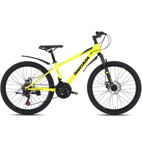 2025 케이투바이크 MTB 자전거 레이브2.1D 24인치 초등학생 원터치 21단 디스크브레이크, 1개, 156cm, 네온