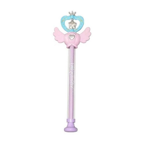 엔젤리아 2세대 워터밤 요술봉 자동 회오리 분수 물총 하트윙 2가지 분사모드, 1개, 핑크