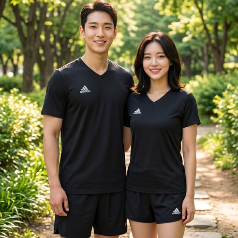 아디다스 남여공용 반팔티 기능성 면 냉감 여름 운동 러닝 반팔 티셔츠