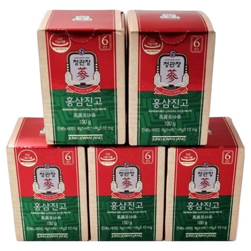 정관장 홍삼진고, 100g, 5개